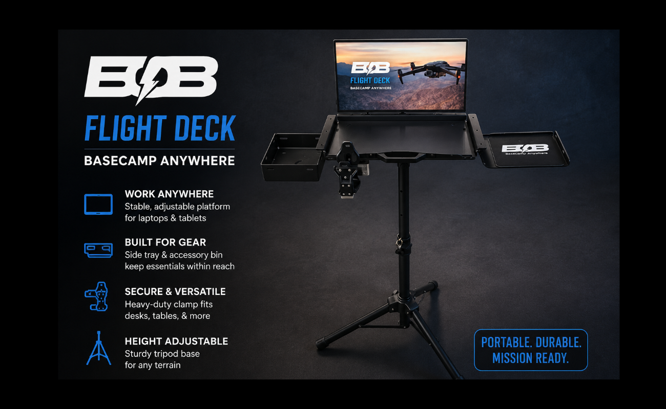 BOB Flight Deck System rugged aluminum mounting platform